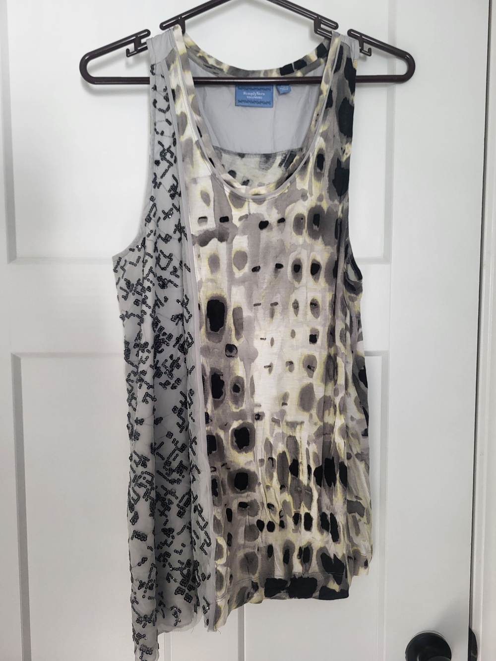 Simply Vera Vera Wang XL blue label Tank Top